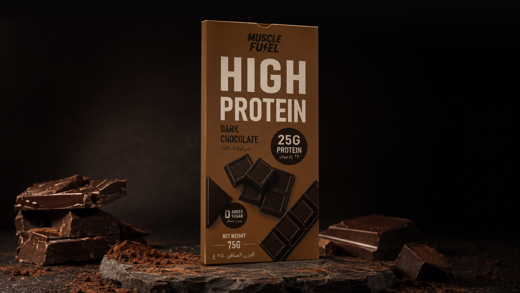 High Protein Dark Chocolate