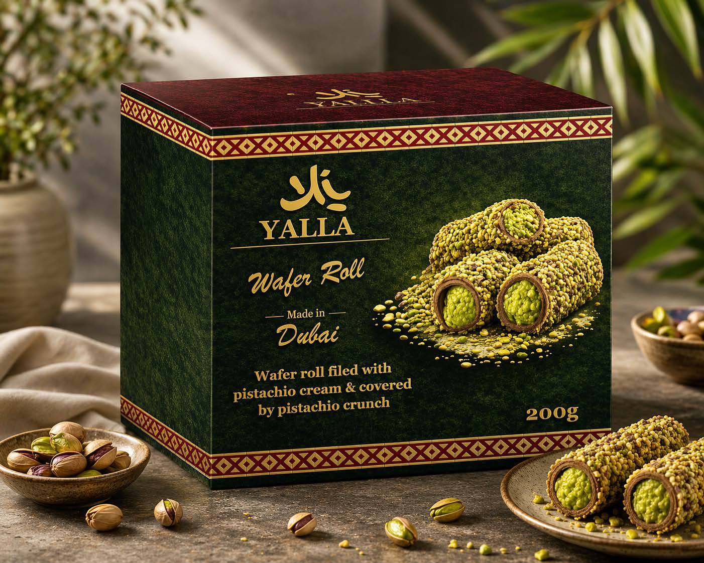 Wafer Roll Pistachio